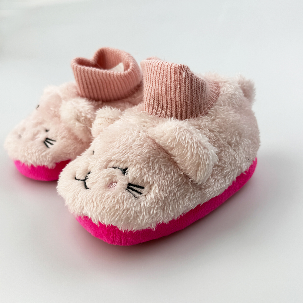 Non-Slip Newborn Baby Plush Shoes