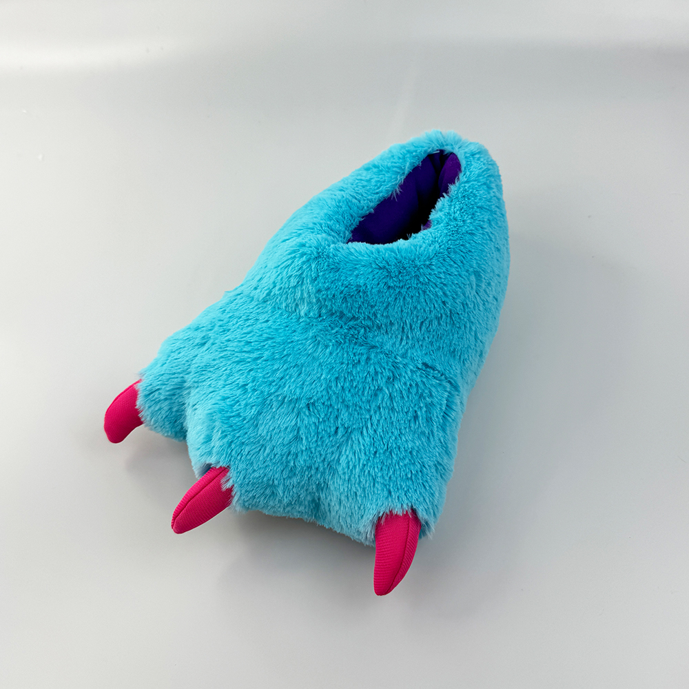 Blue Animal Paw Slippers For Boy Girl Cute Monster Claw Slippers