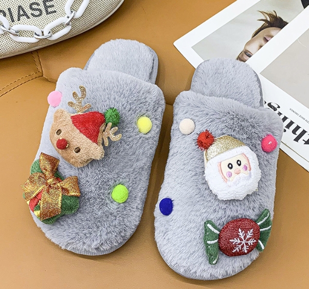 Christmas Plush Slippers 1