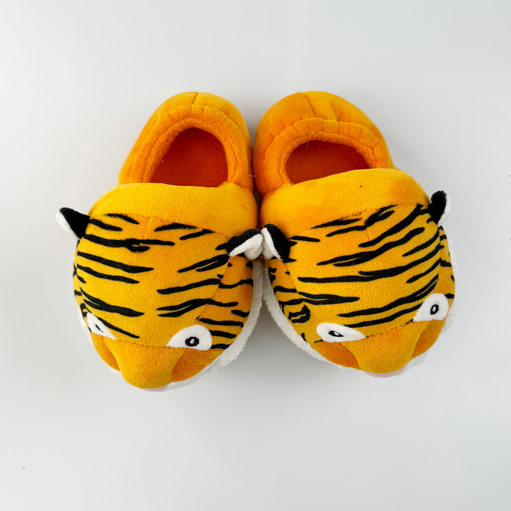 New Tiger Head-Baby Plush Shoes with Anti Slip Sole