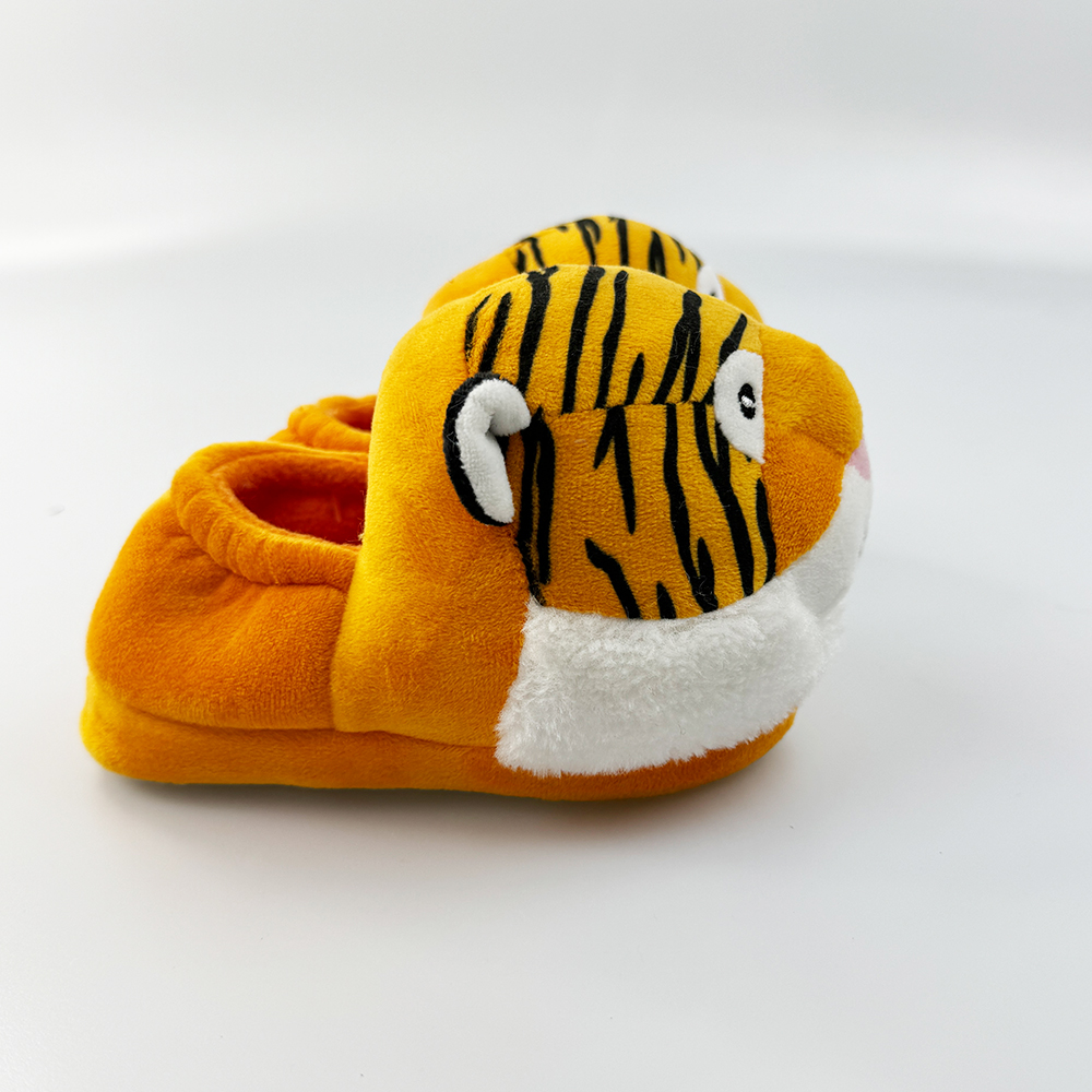 New Tiger Head-Baby Plush Shoes with Anti Slip Sole