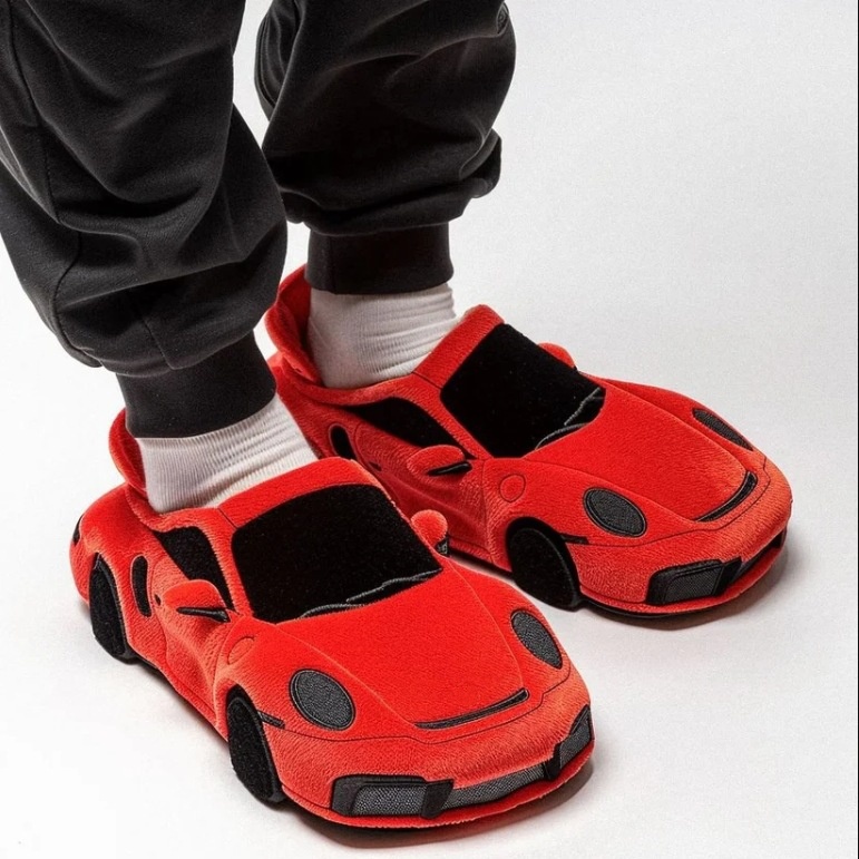 Racing Car Slippers Comfort Meets Style 2